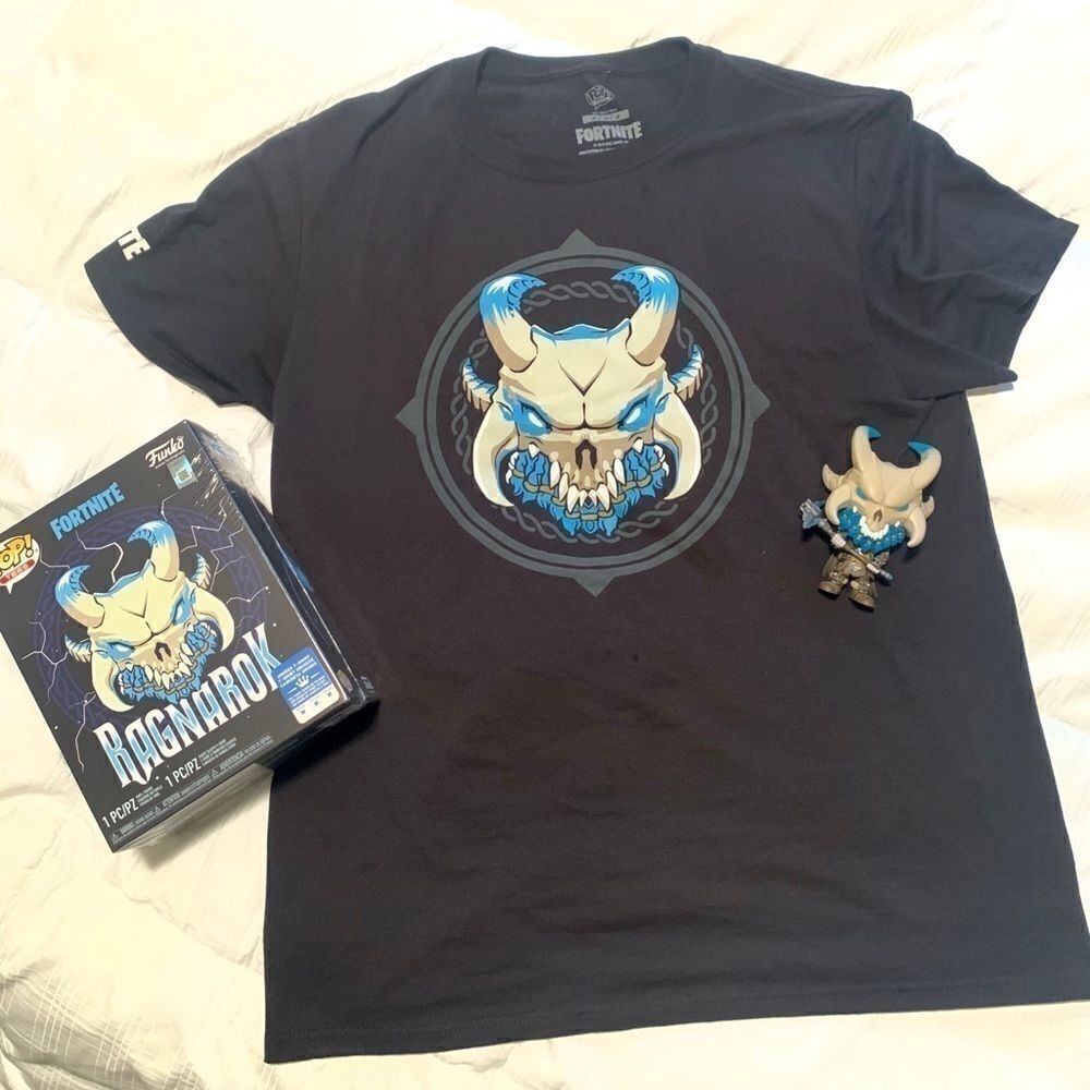 Funko Pop & Tee T-Shirt Bundle Fortnite Ragnarok